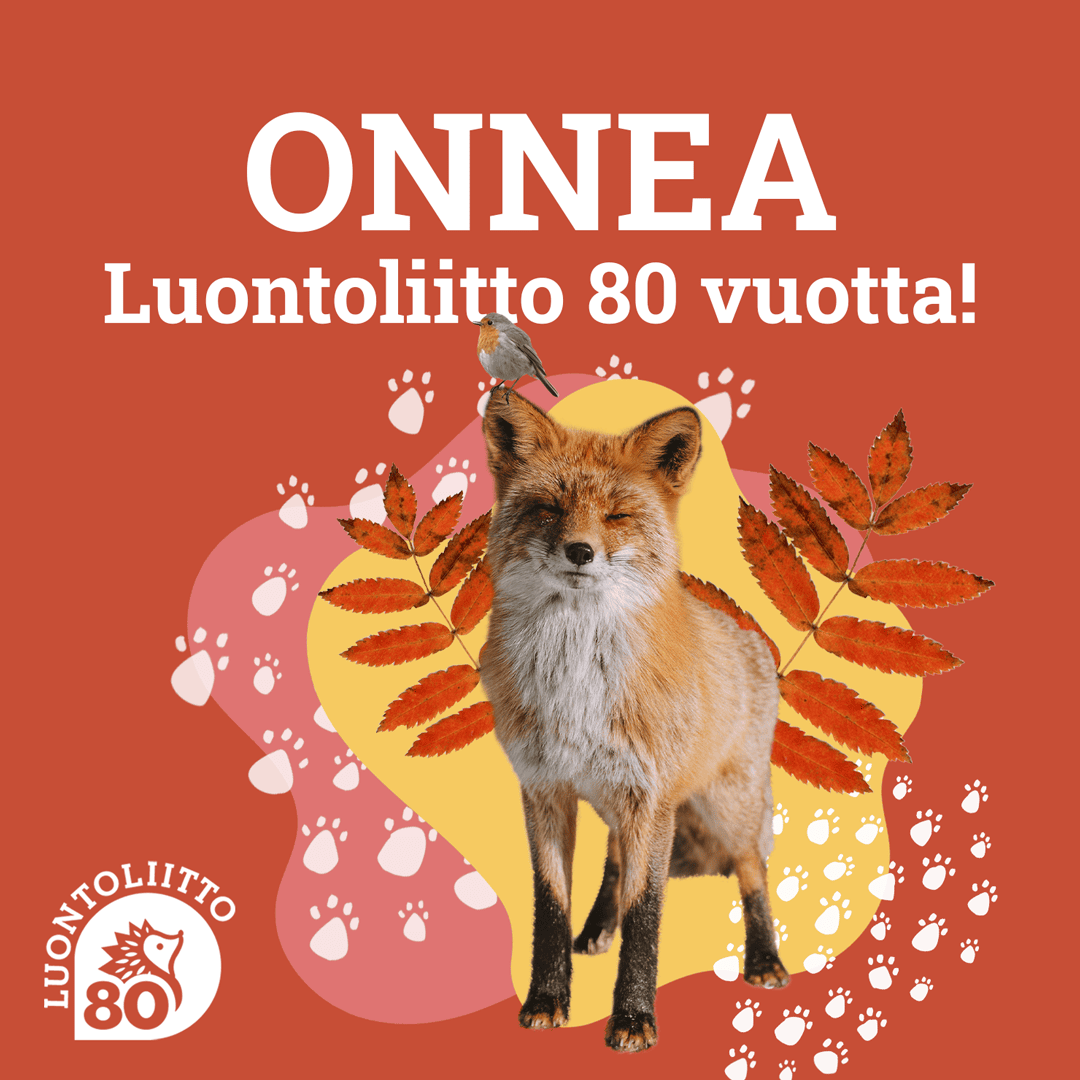 Onnea Luontoliitto 80 vuotta!